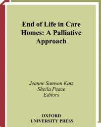 End of Life in Care Homes: A Palliative Approach